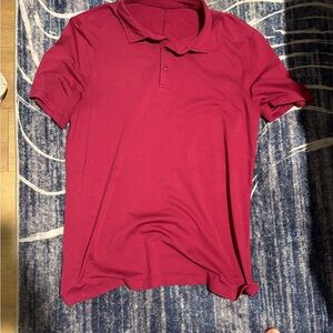 Lululemon Athletica Maroon Polo Shirt